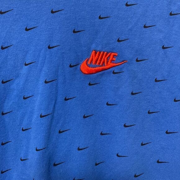 Nike Swoosh Embroidered Logo Tee M - Picture 2 of 5
